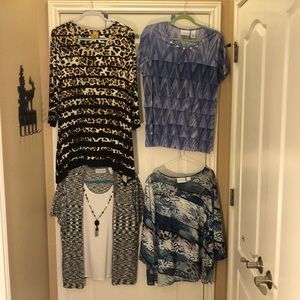 Alfred Dunner size large shirt bundle